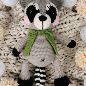 Muñeco Benji el mapache